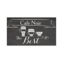 Placa de café com Bar Pub Vintage Chalk do Elegant