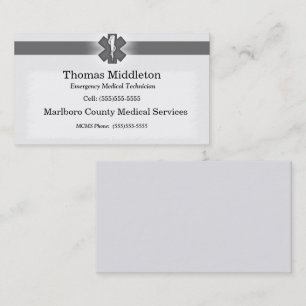 Cartão De Visita Placa de contato EMS/EMT para cinzas
