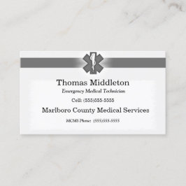 Cartão De Visita Placa de contato EMS/EMT para cinzas