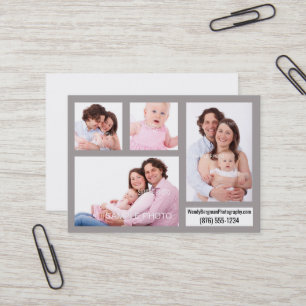 Cartão De Visita Placa de Contato Imagens Fotográficas Design Simp
