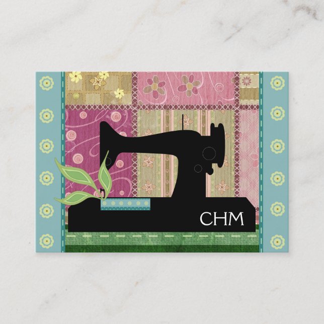 Cartão De Visita Placa de costura/de proteção - SRF (Frente)