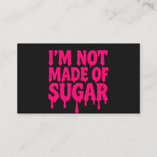 Cartão De Visita Placa de cotação de unidade de cor-de-rosa (preto)