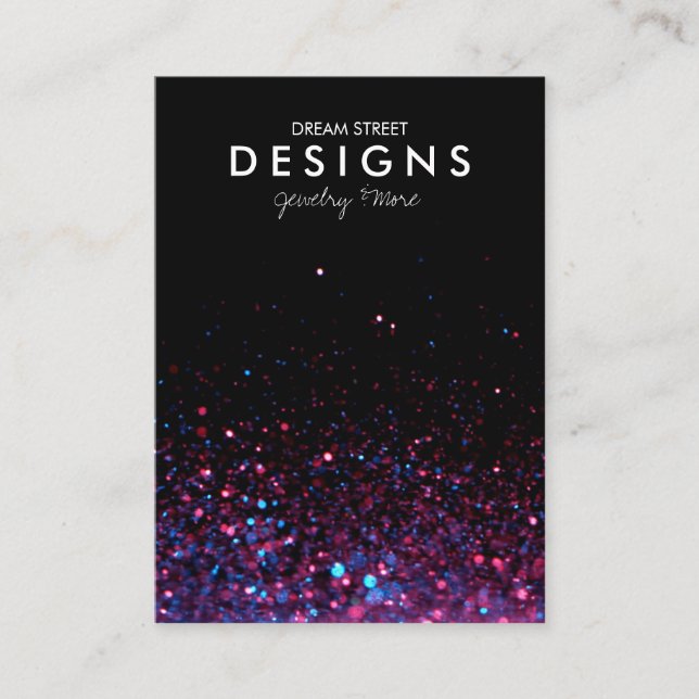 Cartão De Visita Placa de exibição com lentidão cor-de-rosa (Frente)