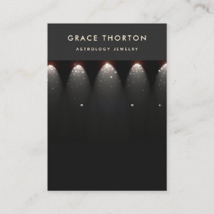 Cartão De Visita Placa de exibição de abertura formal preta