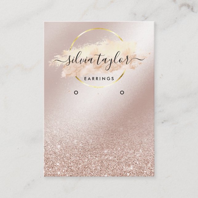 Cartão De Visita Placa de exibição de arte caligráfica (Frente)