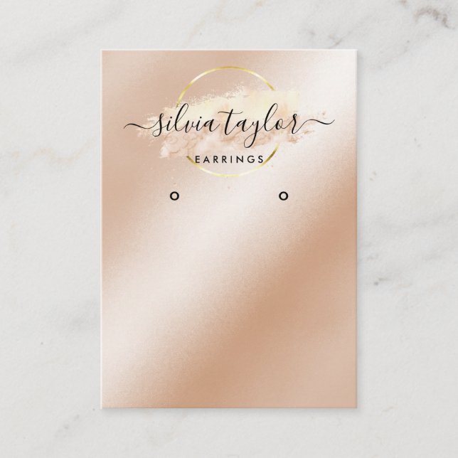 Cartão De Visita Placa de exibição de arte caligráfica (Frente)