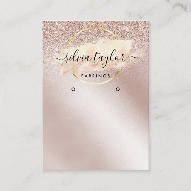 Cartão De Visita Placa de exibição de arte caligráfica (Frente)