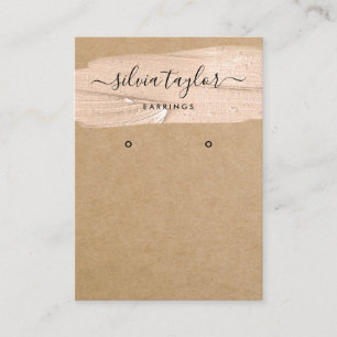 Cartão De Visita Placa de exibição de arte caligráfica moderna Earr