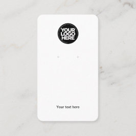 Cartão De Visita Placa de exibição de cantos arredondados para o lo