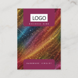 Cartão De Visita Placa de Exibição de Colar do Arrasto Arrebatível 