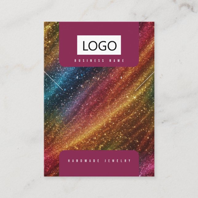 Cartão De Visita Placa de Exibição de Colar do Arrasto Arrebatível  (Frente)