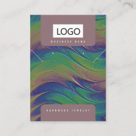 Cartão De Visita Placa de Exibição de Colar do Arrasto Arrebatível 