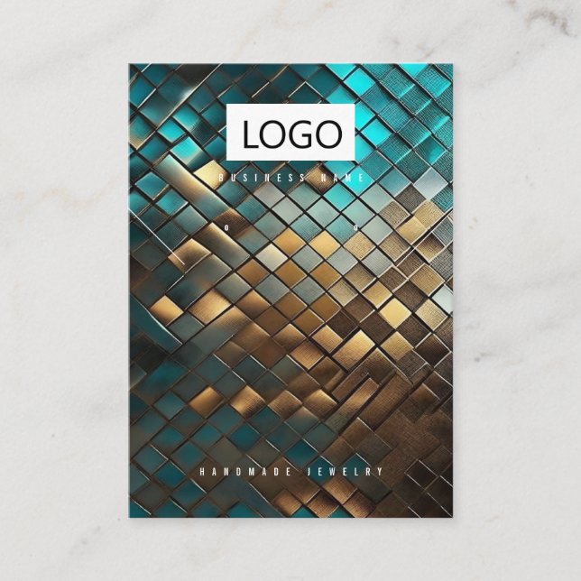 Cartão De Visita Placa de Exibição de Colchete de Colar de Ouvidos (Frente)