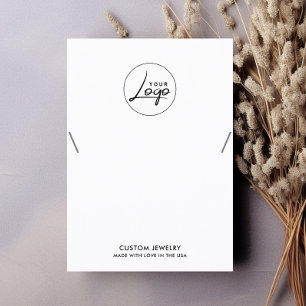 Cartão De Visita Placa de Exibição de Colchete de Logotipo Moderno