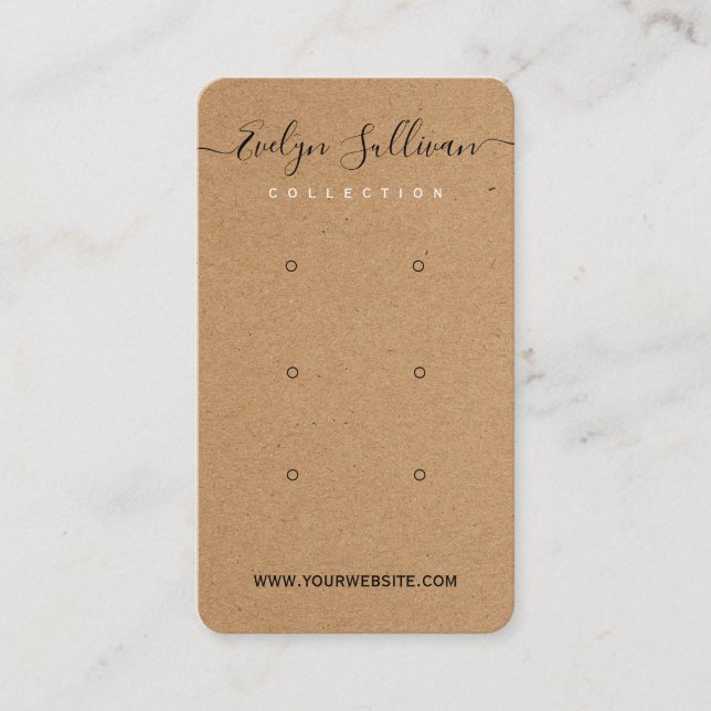 Cartão De Visita Placa de exibição de entrelinhas multicêntricas em (Frente)