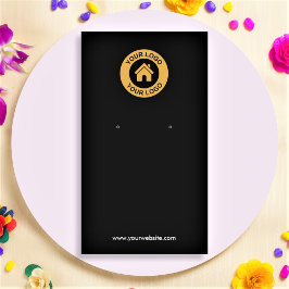 Cartão De Visita Placa de exibição de joalharia personalizada simpl