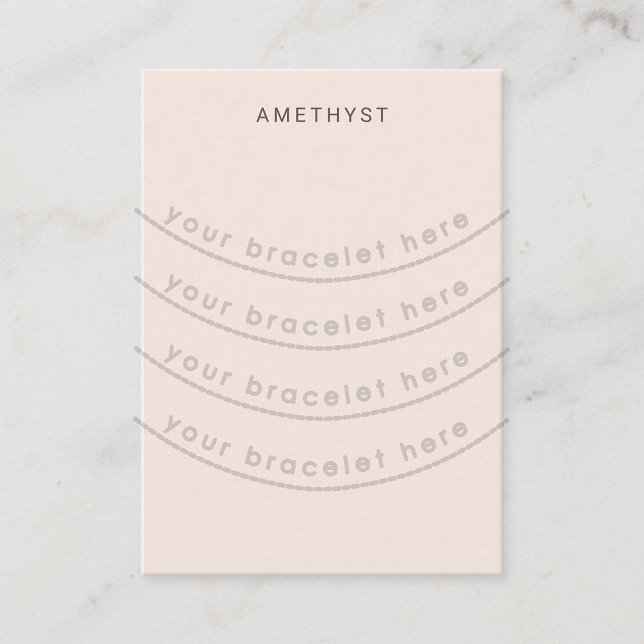 Cartão De Visita Placa de exibição de marca rosa pincelada (Criador carregado)