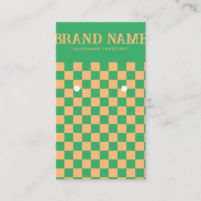 Cartão De Visita Placa de Exibição de Olhos Negros Retroativos Lara (Frente)