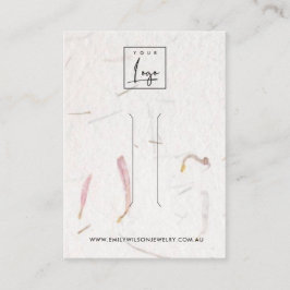 CARTÃO DE VISITA PLACA DE EXIBIÇÃO DE PAPEL DE PAPEL PRETO