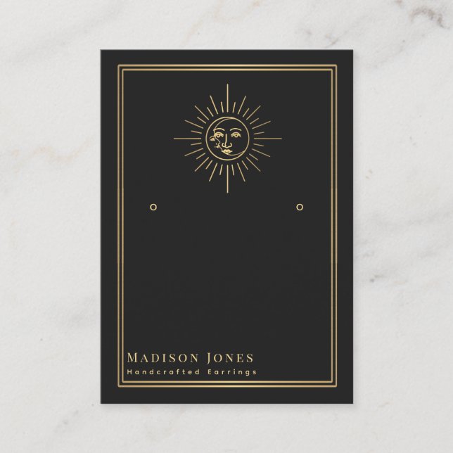 Cartão De Visita Placa de Exibição de Testemunhas de Sol e Lua (Frente)