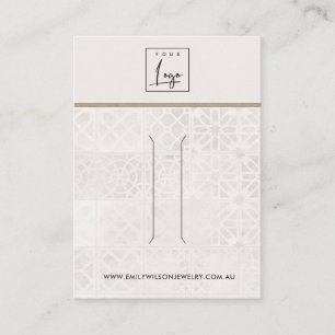 CARTÃO DE VISITA PLACA DE EXIBIÇÃO DO CLIPE DE AZULEJO DE TEXTURA