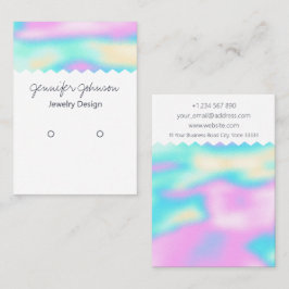 Cartão De Visita Placa de Exibição do Titular da Gravação Holográfi