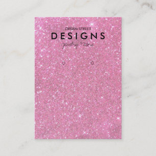 Cartão De Visita Placa de exibição Lin Glitter Trendy Instagram c
