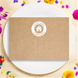 Cartão De Visita Placa de exibição simples do clipe de cabelo de pa