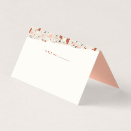 Cartão De Visita Placa de Local do Vazio Terrazzo