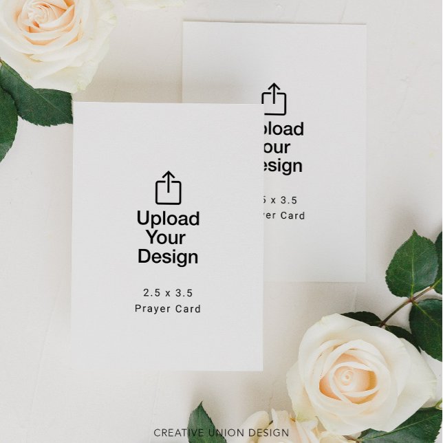 Cartão De Visita Placa de oração de 2,5" x 3,5" impressa (Criador carregado)