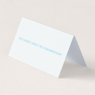 CARTÃO DE VISITA PLACA DE PROJETO DE VAR DE ANIVERSÁRIO