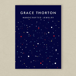 Cartão De Visita Placa de vídeo de joalharia de festa