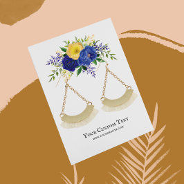 Cartão De Visita Placa de Vídeo de Joia ・ Placa de Aquarela