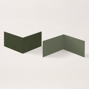 Cartão De Visita Placa dobrada personalizada - Verde de Moss + Duo 