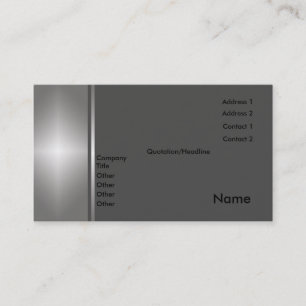 Cartão De Visita Placa genérica