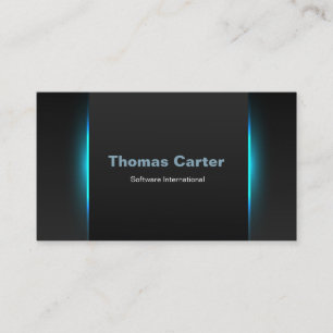 Cartão De Visita Placa internacional do Programador de Software