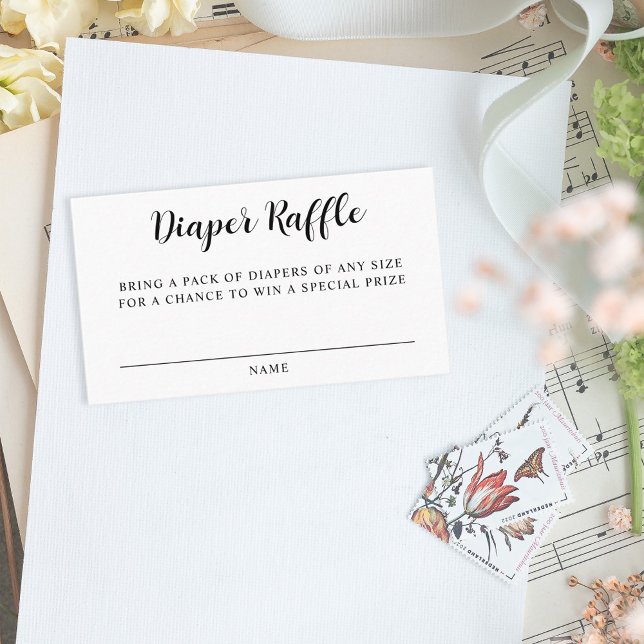 Cartão De Visita Placa Raffel de Fralda de Jogo Branco Preto (Criador carregado)