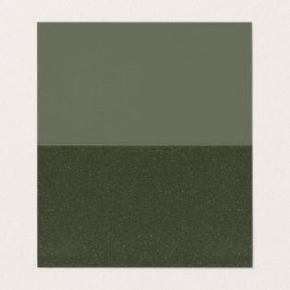 Cartão De Visita Placa verde dobrada de tom duplo - personalizável