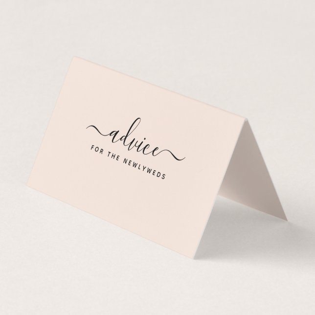 Cartão De Visita Placas de Conselhos de Script Simples (Frente)