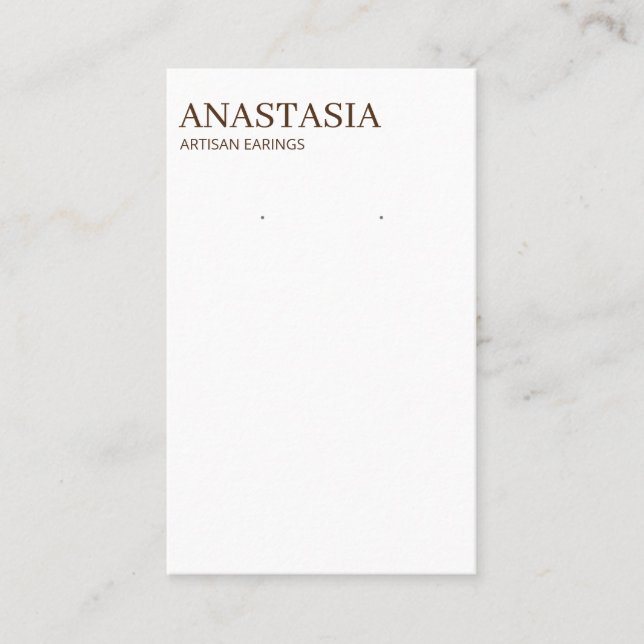 Cartão De Visita Placas de Exibição de Arranque Moderno (Frente)