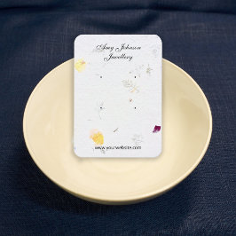 Cartão De Visita Placas de exibição lindas e vernais