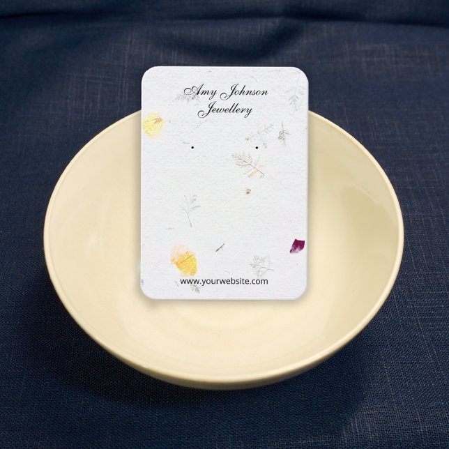 Cartão De Visita Placas de exibição lindas e vernais (Criador carregado)