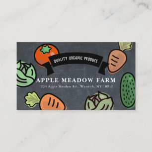 Cartão De Visita Placas de Fazenda para produtos hortícolas no merc