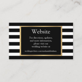 Cartão De Visita Placas de gabinete para site de casamento