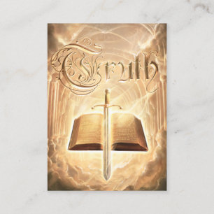 Cartão De Visita Placas KJV John 8:31-32