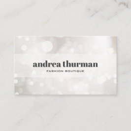 Cartão De Visita Planeador de eventos do Livro Branco da Brilhante 