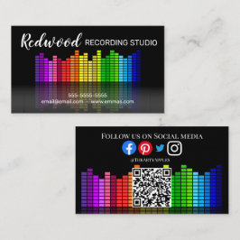 Cartão De Visita Planeador do DJ glow stick karaoke clube Bus