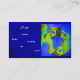 Cartão De Visita Planejador de eventos - Mascarada