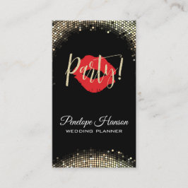 Cartão De Visita Planejador de Eventos na moda