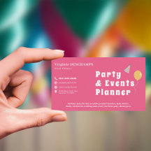 Planejador de Festa & Eventos Rosa